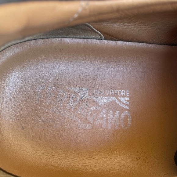 Salvatore Ferragamo Newport Suede Sneakers - Picture 6 of 10